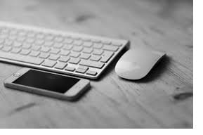 keyboard mouse and smartphone