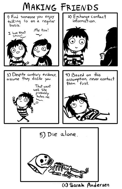 making friends comic