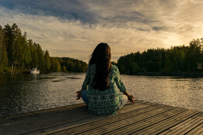 outdoors meditation