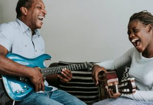 father and daughter guitars