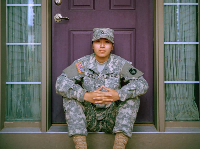 female veteran of color