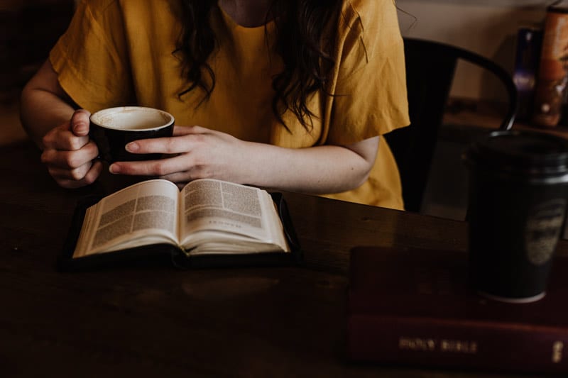 hot chocolate and a book