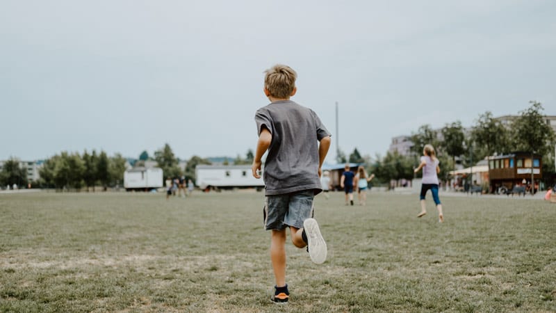 boy running