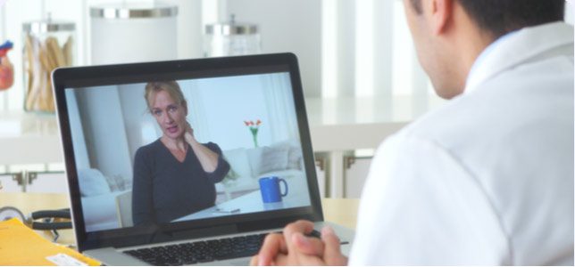 virtual consultation with doctor