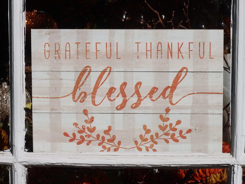 grateful blessed sign