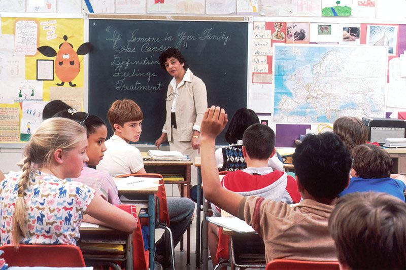 children in diverse classroom