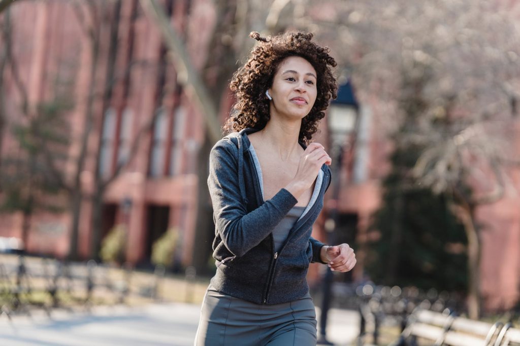 woman running