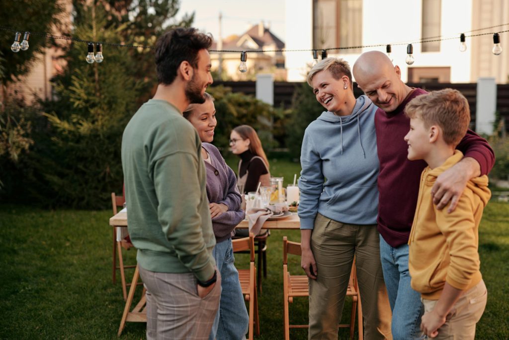 outdoors family getogether