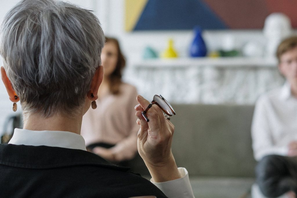 couple in therapy session